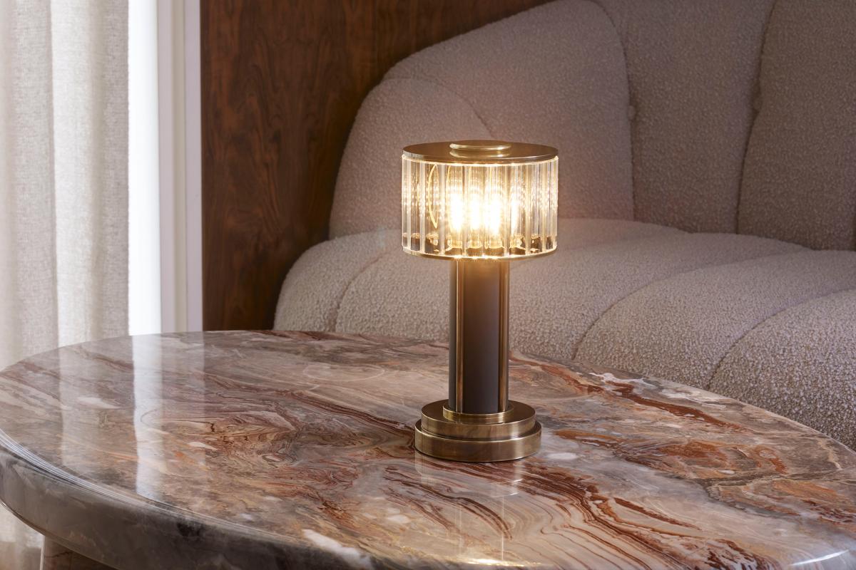 Handcrafted Cordless Table Lamps, Mini Table Lamps For Restaurants